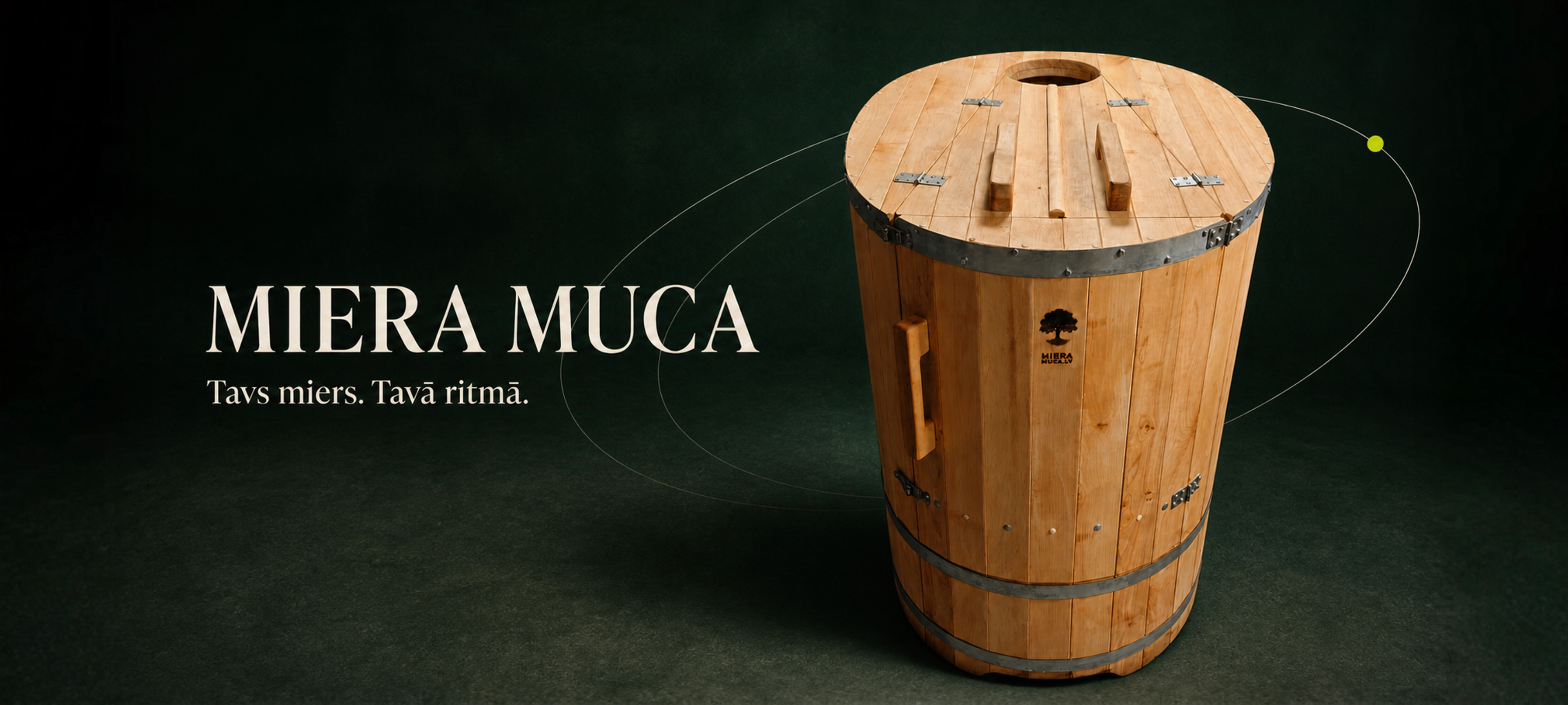 Miera Muca Pro-2 mobile steam barrel sauna